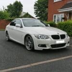 BMW E92 335i manual 308bhp for stage 1 Decat and top speed delete with pops and bangs